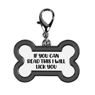 I Will Lick You Pet Tag